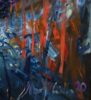 Noche, fantasmas del bosque  -  Night, ghosts of the forest | Pintura de Maciej Cieśla | Compra arte en Flecha.es