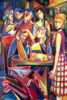 Música, ciudad, mujeres y Oldschool | Pintura de Maciej Cieśla | Compra arte en Flecha.es