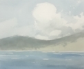 Montañas desde cubierta | Pintura de Iñigo Lizarraga | Compra arte en Flecha.es
