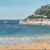 Bahía de La Concha el día del Pilar de 2019 | Obra gráfica de Jaelius Aguirre | Compra arte en Flecha.es