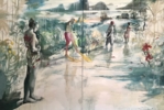 Jardín de Agua | Collage de Menchu Uroz | Compra arte en Flecha.es