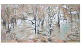 Sobre el río Tormes I | Dibujo de Manuel Luca de tena | Compra arte en Flecha.es
