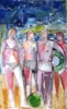 BAÑISTAS | Pintura de Javier  Cabo | Compra arte en Flecha.es