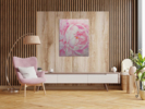 FLORES. LA TIERNA PEONIA. | Pintura de Anastasia Woron | Compra arte en Flecha.es