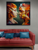 Arte geomertico, Couple | Digital de Leslie Alvarez | Compra arte en Flecha.es