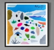 Desdeunas (pop comunicación media información playa) | Pintura de ALEJOS | Compra arte en Flecha.es
