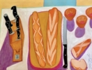 Pan y Cuchillos | Dibujo de Cuca García-Bernardo | Compra arte en Flecha.es