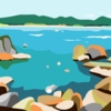 Rocas (81x81cm) | Dibujo de ALEJOS | Compra arte en Flecha.es