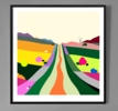 El sendero (100x100cm) | Dibujo de ALEJOS | Compra arte en Flecha.es