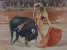 Escena taurina | Pintura de Rey Veliz | Compra arte en Flecha.es