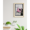 Rosa sobre negro | Collage de Fabiana Zapata | Compra arte en Flecha.es