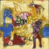 Visita el pueblo en coche rojo . | Dibujo de nawar haidar | Compra arte en Flecha.es