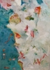 Pétalos en el agua | Pintura de i.momparler | Compra arte en Flecha.es