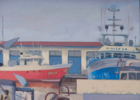El pesquero rojo | Pintura de Álvarez Cebrián | Compra arte en Flecha.es
