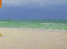 Miami. Lifeguard Tower. | Pintura de Anastasia Woron | Compra arte en Flecha.es