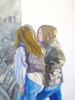 El eco de un grito | Pintura de JESÚS MANUEL MORENO | Compra arte en Flecha.es
