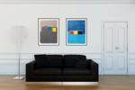 Blue composition III | Pintura de Luis Medina | Compra arte en Flecha.es