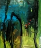 Lake with vegetation | Pintura de Francisco Santos | Compra arte en Flecha.es