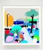 Parque del mar (61x61cm) | Dibujo de ALEJOS | Compra arte en Flecha.es