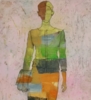 Un día soleado en la playa de Nazaré | Pintura de Francisco Santos | Compra arte en Flecha.es