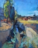 Sauce y riachuelo | Pintura de Rosa cano | Compra arte en Flecha.es