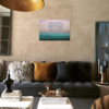 Playa inspirada en Miami | Pintura de Anastasia Woron | Compra arte en Flecha.es