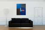 Blue composition IV | Pintura de Luis Medina | Compra arte en Flecha.es