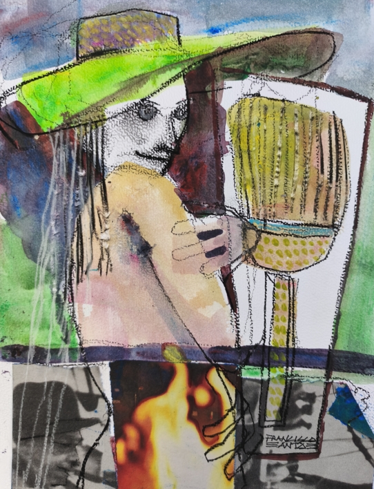 Estudio del dia: Serie 2.13 | Pintura de Francisco Santos | Compra arte en Flecha.es