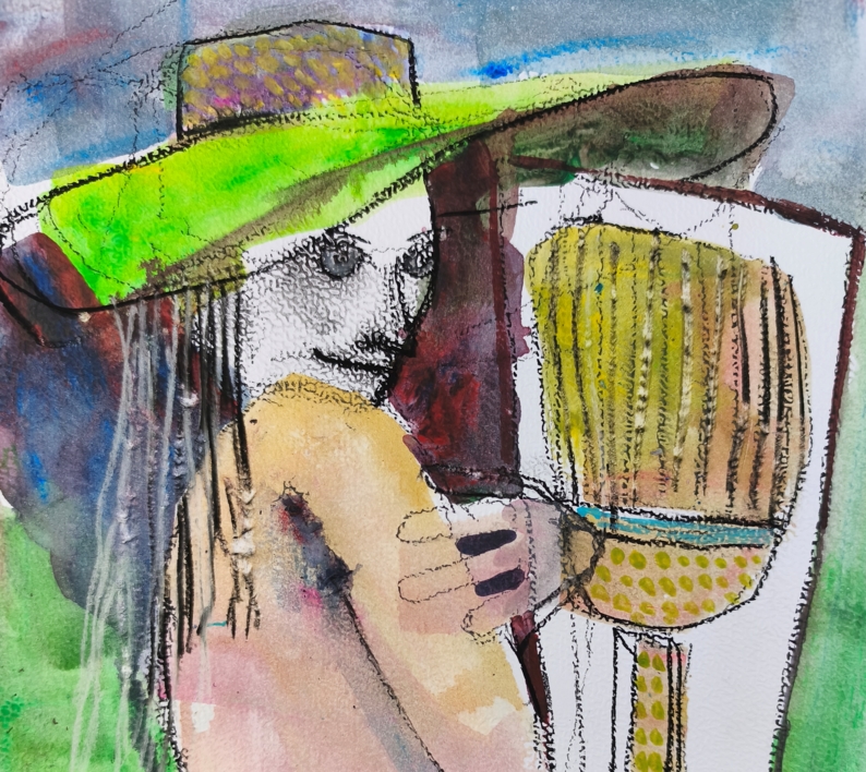 Estudio del dia: Serie 2.13 | Pintura de Francisco Santos | Compra arte en Flecha.es