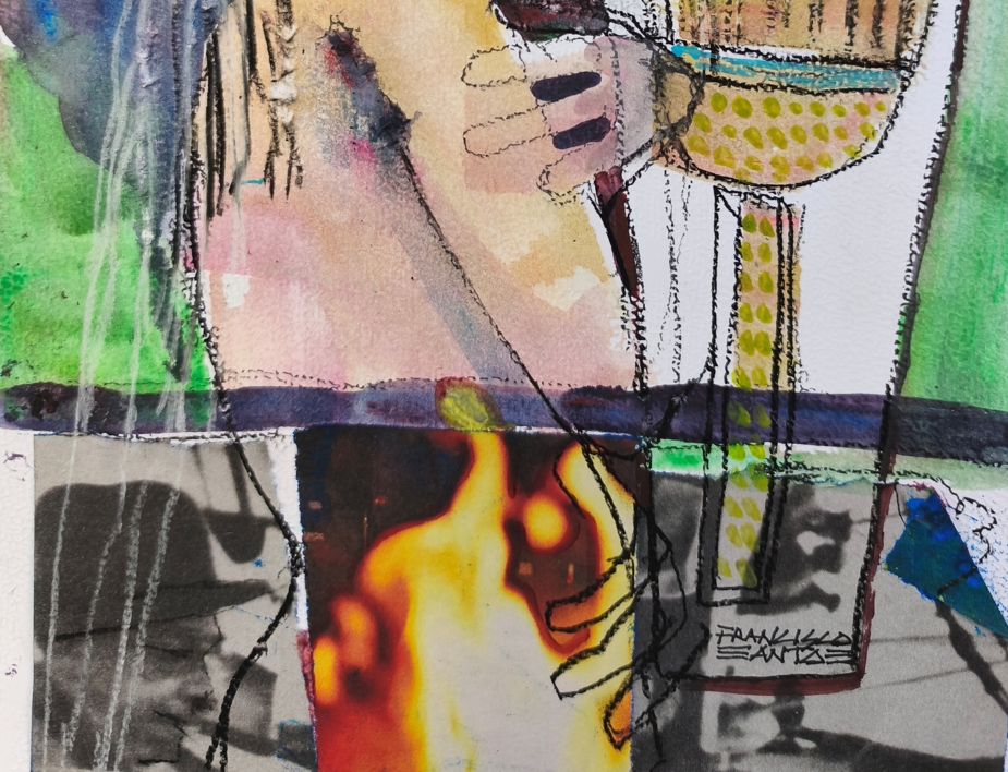 Estudio del dia: Serie 2.13 | Pintura de Francisco Santos | Compra arte en Flecha.es