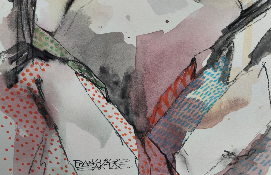 Mejores amigas | Pintura de Francisco Santos | Compra arte en Flecha.es