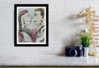 Mejores amigas | Pintura de Francisco Santos | Compra arte en Flecha.es